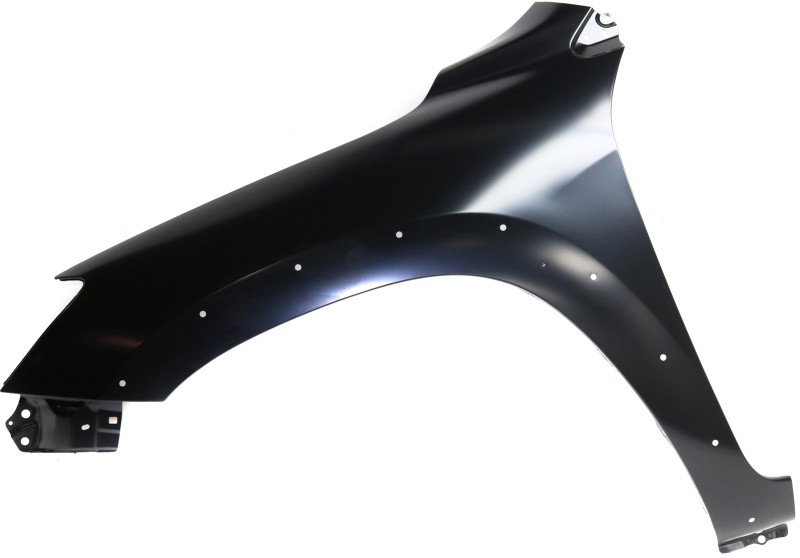 Primed (Ready to Paint) Front Fender for Toyota RAV4 2006-2012, Left (Driver), with Fender Flare Holes, Japan/North America Built, Replacement (CAPA Certified)