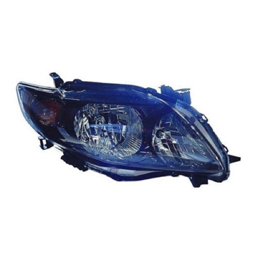 2009 - 2010 Toyota Corolla Front Headlight Assembly Replacement Housing / Lens / Cover - Left (Driver) Side - (S + XRS)