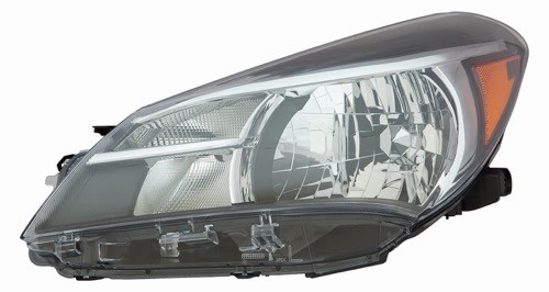 2015 - 2017 Toyota Yaris Front Headlight Assembly Replacement Housing / Lens / Cover - Left (Driver) Side