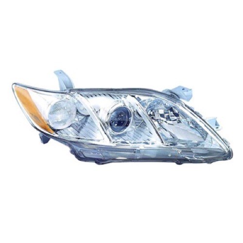 2007 - 2009 Toyota Camry Front Headlight Assembly Replacement Housing / Lens / Cover - Right (Passenger) Side - (Base Model + CE + LE + SE + XLE)