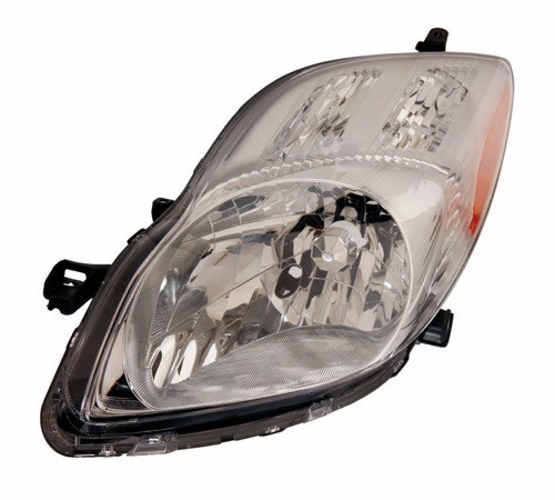 2009 - 2011 Toyota Yaris Front Headlight Assembly Replacement Housing / Lens / Cover - Left (Driver) Side - (4 Door; Hatchback + 2 Door; Hatchback + Hatchback)
