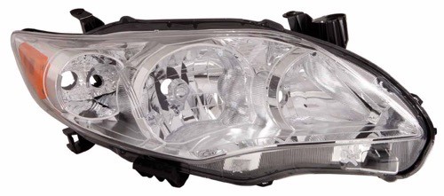 2011 - 2013 Toyota Corolla Front Headlight Assembly Replacement Housing / Lens / Cover - Right (Passenger) Side