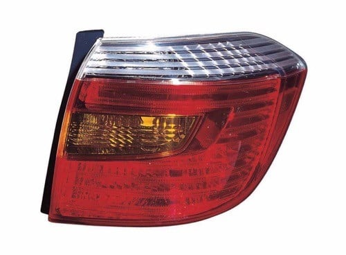 2010 - 2010 Toyota Highlander Rear Tail Light Assembly Replacement / Lens / Cover - Right (Passenger) Side - (Sport)