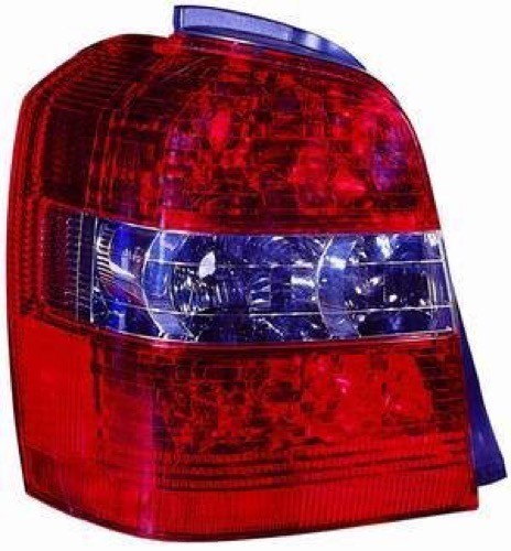 2004 - 2007 Toyota Highlander Rear Tail Light Assembly Replacement Housing / Lens / Cover - Left (Driver) Side