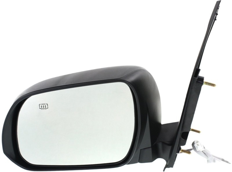 Power Mirror for Toyota Sienna 2011-2012, Left (Driver), Manual Folding, Heated, Paintable, Without Signal Light, Replacement