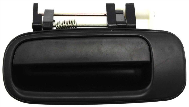 Textured Black Rear Exterior Door Handle for 1992-1996 Toyota Camry, Left (Driver) Side, Replacement