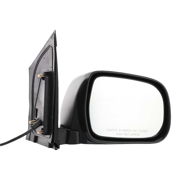 Power Mirror for Toyota Sienna 2004-2010, Right (Passenger), Manual Folding, Non-Heated, Textured, without Auto Dimming, Replacement