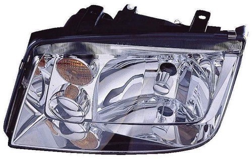 2002 - 2005 Volkswagen Jetta Front Headlight Assembly Replacement Housing / Lens / Cover - Left (Driver) Side - (2.0L L4 + 2.8L V6 + 1.9L L4)