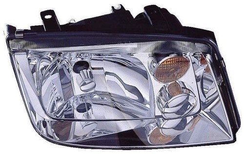 2002 - 2005 Volkswagen Jetta Front Headlight Assembly Replacement Housing / Lens / Cover - Right (Passenger) Side - (2.0L L4 + 2.8L V6 + 1.9L L4)