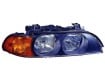 1998 - 2000 BMW 528i Front Headlight Assembly Replacement Housing / Lens / Cover - Right <u><i>Passenger</i></u> Side