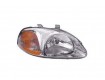 1996 - 1998 Honda Civic Front Headlight Assembly Replacement Housing / Lens / Cover - Right <u><i>Passenger</i></u> Side