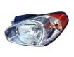 2006 - 2007 Hyundai Accent Front Headlight Assembly Replacement Housing / Lens / Cover - Left <u><i>Driver</i></u> Side - (Hatchback)