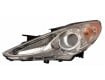 2011 - 2014 Hyundai Sonata Front Headlight Assembly Replacement Housing / Lens / Cover - Left <u><i>Driver</i></u> Side - (2.0T Limited + Hybrid Limited + Limited + SE)