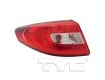 2015 - 2017 Hyundai Sonata Rear Tail Light Assembly Replacement / Lens / Cover - Left <u><i>Driver</i></u> Side Outer