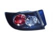 2007 - 2009 Mazda 3 Rear Tail Light Assembly Replacement / Lens / Cover - Left <u><i>Driver</i></u> Side Outer - (Sedan)