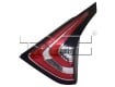 2015 - 2019 Nissan Murano Rear Tail Light Assembly Replacement / Lens / Cover - Right <u><i>Passenger</i></u> Side Inner