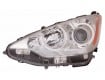 2012 - 2014 Toyota Prius C Front Headlight Assembly Replacement Housing / Lens / Cover - Left <u><i>Driver</i></u> Side