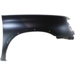 Front Fender for Nissan Frontier 1998-2000, Right (Passenger) Side, Primed (Ready to Paint), 4WD (Four-Wheel Drive), with Molding Holes, Replacement