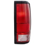Tail Light Lens and Housing for Chevrolet S10 Pickup 1982-1993, Right (Passenger), Without Trim, Replacement