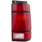 Tail Light Lens and Housing for Ford Explorer 1991-1994, Right (Passenger) Side, Replacement