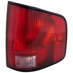 Tail Light for Chevrolet S10 / GMC Sonoma Pickup Trucks 1994-2004, Right (Passenger) Side, Lens and Housing, Replacement