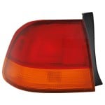 Tail Light for Honda Civic 1996-1998, Left (Driver) Side, Outer, Lens and Housing, Sedan, Replacement