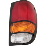 Tail Light for 1994-2000 Mazda Pickup, Right (Passenger) Side, Lens and Housing, Replacement