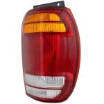 Tail Light for Ford Explorer 1998-2001, Right (Passenger) Side, Includes Lens and Housing, Replacement