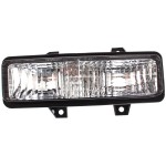 Park Light Lens and Housing for Chevrolet Suburban (1989-1991) and G-Series Van (1992-1996) with Dual Headlight, Left (Driver) Side, Replacement