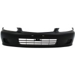 Front Bumper Cover for Honda Civic 1999-2000, Primed (Ready to Paint), Replacement