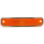 Front Side Marker Light for Chevrolet C/K Series Pickup 1973-1980, Right (Passenger)=Left (Driver), Without Chrome Trim, Replacement