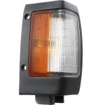 Right (Passenger) Corner Light Assembly for 1990-1992 Nissan Pickup, with Black Trim, Replacement
