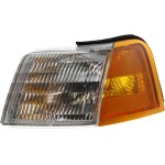 Corner Light Lens and Housing for Mercury Cougar, 1989-1995, Left (Driver) Side, Replacement