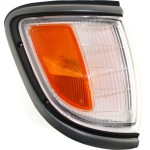 Right (Passenger) Corner Light Assembly for Toyota Tacoma 1995-1996 with Black Trim, RWD, Replacement