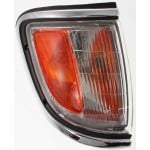 Corner Light Assembly for 1995-1996 Toyota Tacoma, Right (Passenger) Side, with Chrome Trim, RWD, Replacement