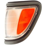 Corner Light Assembly for Toyota Tacoma 1995-1997, Left (Driver), with Gray and Black Trim, 4WD (Four-Wheel Drive), Replacement