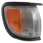 Right (Passenger) Corner Light Assembly for Nissan Pathfinder 1996-1999 with Black Trim, To 12-1998, Replacement