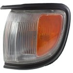 Corner Light Assembly for Nissan Pathfinder 1996-1999, Left (Driver) With Black Trim, Up to December 1998, Replacement