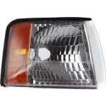 Right (Passenger) Corner Light for Cadillac DeVille 1997-1999, Lens and Housing, Replacement