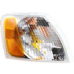 Corner Light Assembly for Volkswagen Passat 1998-2001, Right (Passenger) Side, Clear and Amber Lens, Old Body Style, Replacement
