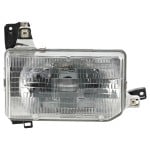 Headlight Assembly for Nissan Pathfinder 1987-1995, Right (Passenger), Halogen, Composite Type, Replacement