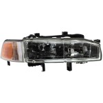 Headlight Assembly for Honda Accord 1992-1993, Right (Passenger) Side, Halogen, with Corner Light, Replacement
