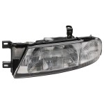 Headlight Assembly for 1993-1997 Nissan Altima, Left (Driver) Side, Halogen, with Side Marker, Compatible with XE/GXE Models, Replacement