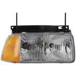 Headlight Assembly for GMC Sonoma 1994-1997, Right (Passenger), Halogen, Composite Type, Replacement