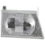 Headlight Assembly for Ford Econoline Van 1997-2007, Right (Passenger), Halogen, Composite Type, Replacement