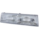 Headlight Assembly, Halogen, Right (Passenger) for Mercury Cougar 1989-1990, Ford Grand Marquis 1992-1994, Replacement