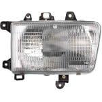 Headlight Assembly for Toyota 4Runner 1990-1995, Right (Passenger), Halogen, Composite Material, Replacement