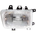 Headlight Assembly for Toyota 4Runner 1990-1995, Left (Driver), Halogen, Composite, Replacement