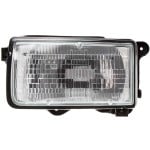 Headlight Assembly for Honda Passport 1994-1997/Isuzu Rodeo 1991-1997, Left (Driver), Halogen, Replacement