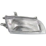 Headlight Assembly for Mazda Protege Sedan 1997-1998, Right (Passenger) Side, Halogen Light, Replacement